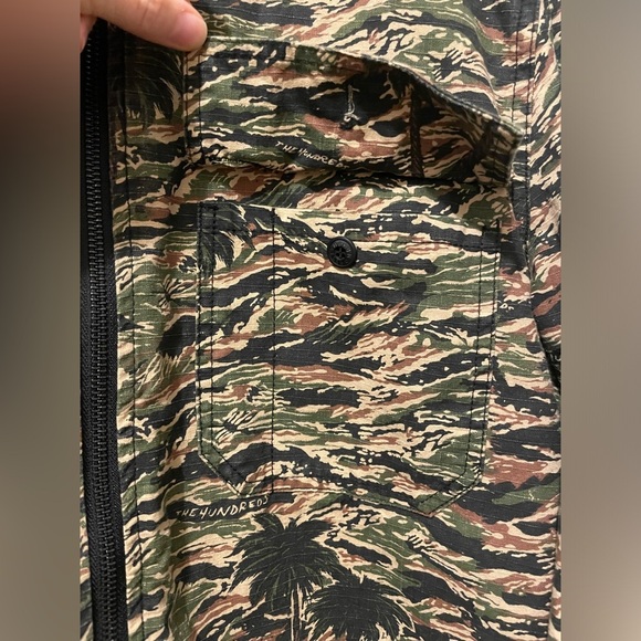 The Hundreds Palm Camo Jacket - Green, Black, Tan - Picture 5 of 8